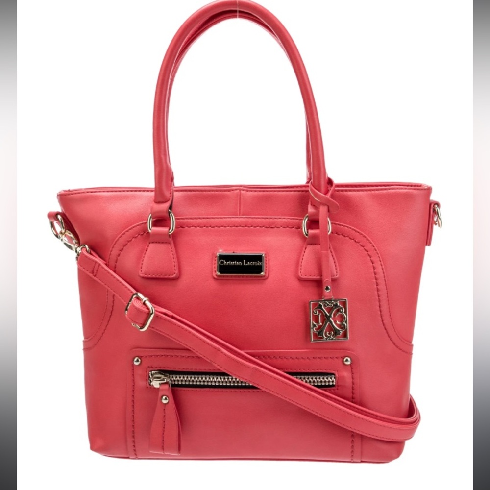 Christian Lacroix leather shoulder bag